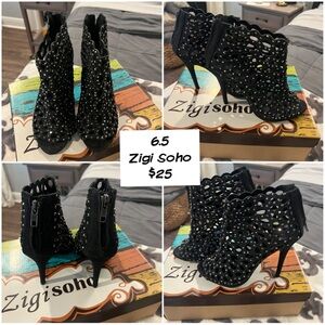 Zigi Soho boots, sparkly and sassy! Size 6.5